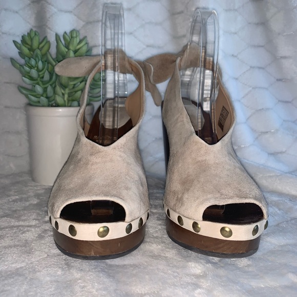 Ulla Johnson Mina Leather wooden clog - Picture 7 of 16